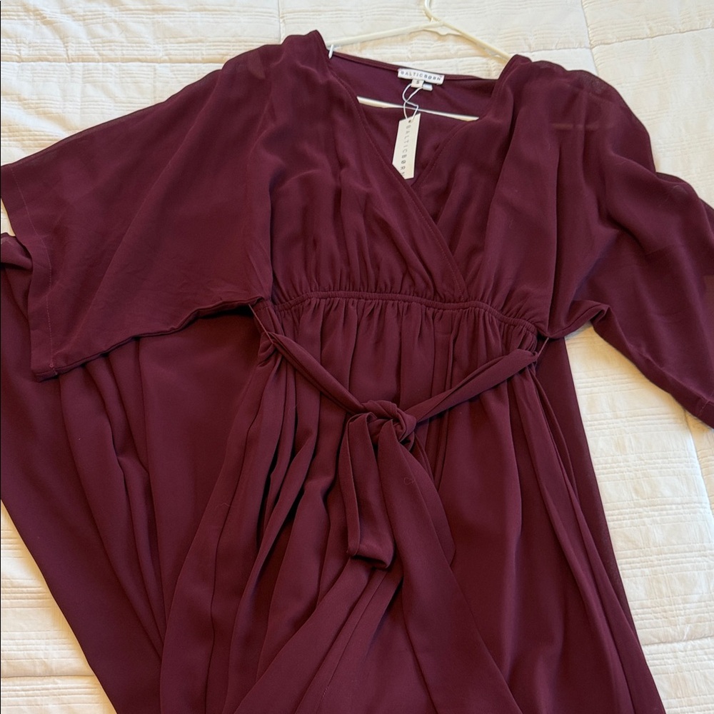 Baltic Born Wine Maxi Dress